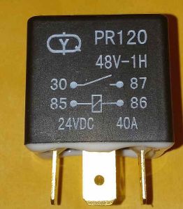 Picture of StarEV OEM 2RL020 PR120 48V-1H Relay (48V) Walk-Away relay on Classic & Diablo / Magellan towing lights