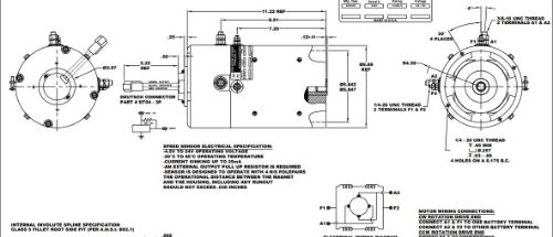 Picture of 170-513 Bad Boy Buggies DA8-4013 Replacement Motor