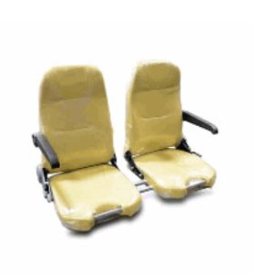 Picture of StarEV OEM 2CS132 4P Deluxe style bubble car 1st row SEATS Assy. in (TAN) for STAR-BN-P-48-04 Bubble Car.(2 SEATS)